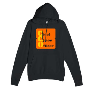 Chief Chaos Officer — funny black unisex hoodie