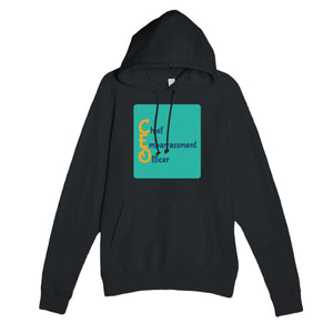 Chief Embarrassment Officer — funny black unisex hoodie