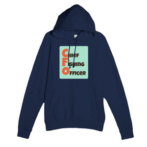 Chief Fishing Officer — funny navy unisex hoodie