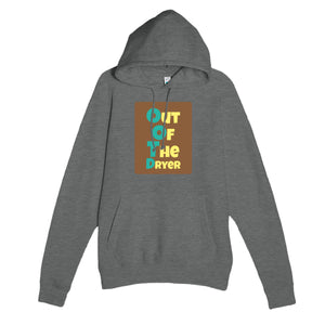 Out Of The Dryer — funny graphite heather unisex hoodie