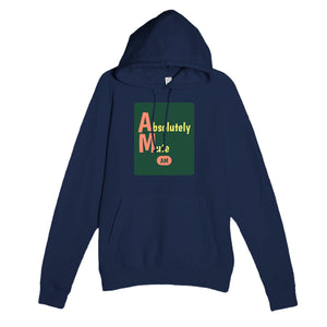 Absolutely Mute — funny navy unisex hoodie