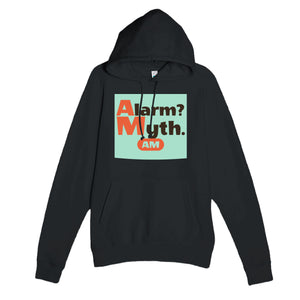 Alarm? Myth. — funny black unisex hoodie