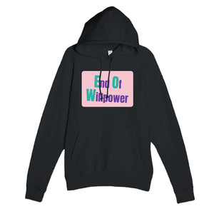 End Of Willpower — funny black unisex hoodie