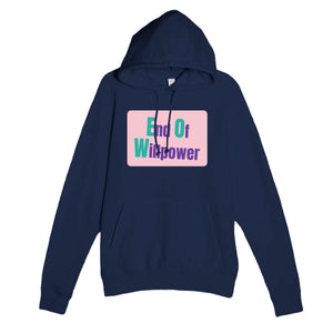 End Of Willpower — funny navy unisex hoodie