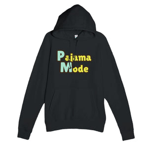 Pajama Mode — funny black unisex hoodie