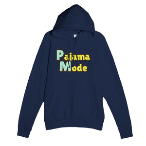 Pajama Mode — funny navy unisex hoodie