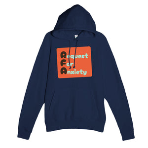Request For Anxiety — funny navy unisex hoodie