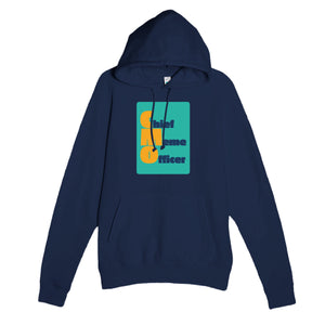 Chief Meme Officer — funny navy unisex hoodie