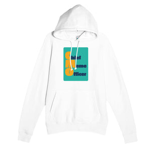 Chief Meme Officer — funny white unisex hoodie