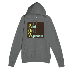 Point Of Vagueness — funny graphite heather unisex hoodie
