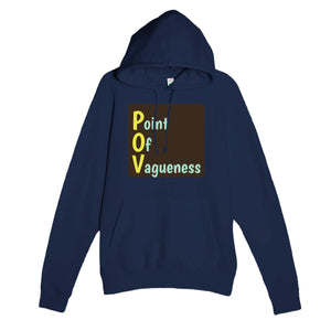 Point Of Vagueness — funny navy unisex hoodie