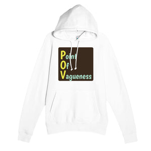 Point Of Vagueness — funny white unisex hoodie