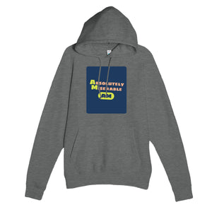 Absolutely Miserable — funny graphite heather unisex hoodie