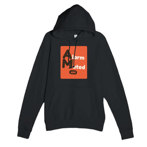 Alarm Muted — funny black unisex hoodie