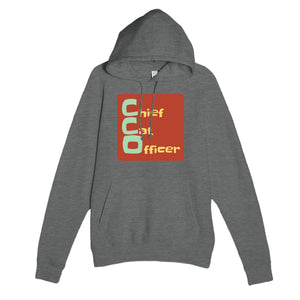 Chief Cat Officer — funny graphite heather unisex hoodie