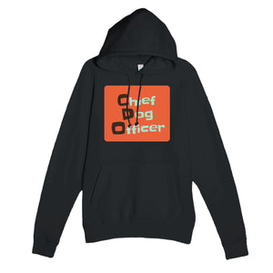 Chief Dog Officer — funny black unisex hoodie