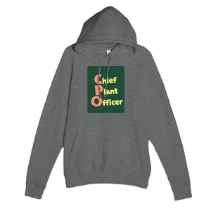 Chief Plant Officer — funny graphite heather unisex hoodie