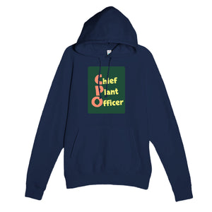 Chief Plant Officer — funny navy unisex hoodie