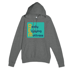 Really Enjoying Mattress — funny graphite heather unisex hoodie