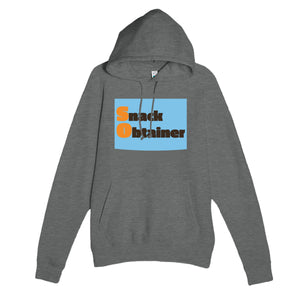 Snack Obtainer — funny graphite heather unisex hoodie