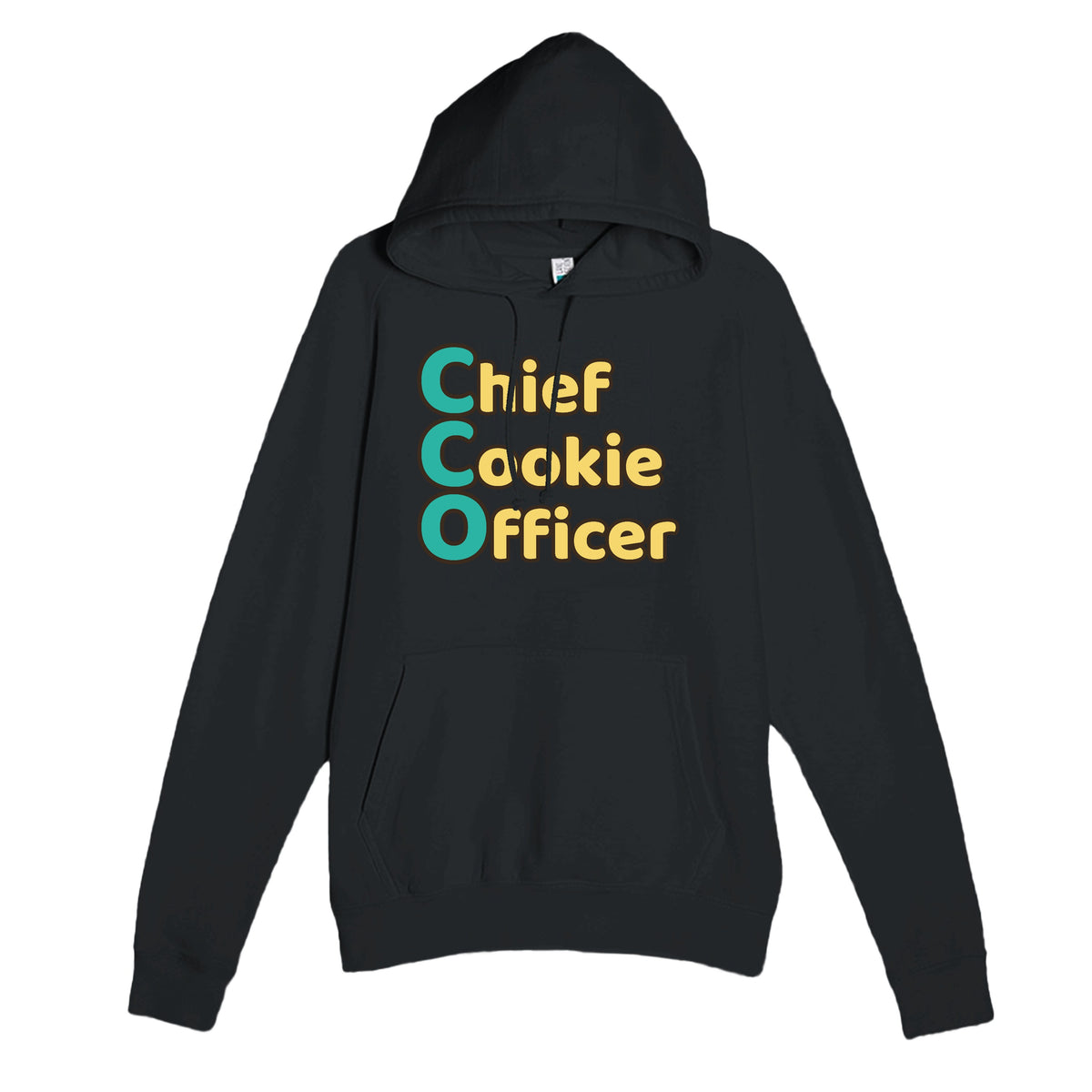 Chief Cookie Officer — funny black unisex hoodie