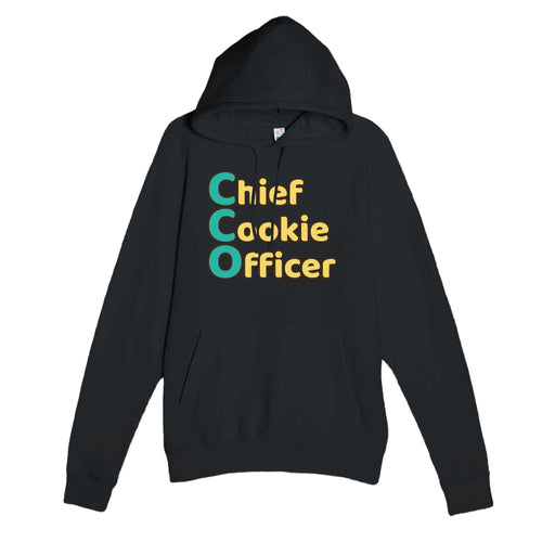 Chief Cookie Officer — funny black unisex hoodie