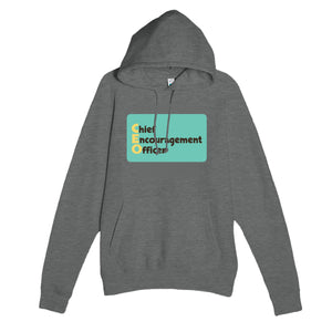 Chief Encouragement Officer — funny graphite heather unisex hoodie