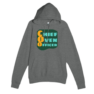 Chief Oven Officer — funny graphite heather unisex hoodie