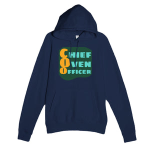 Chief Oven Officer — funny navy unisex hoodie