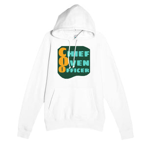 Chief Oven Officer — funny white unisex hoodie