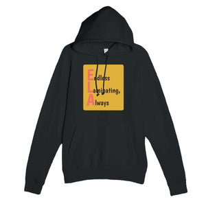 Endless Laminating, Always — funny black unisex hoodie