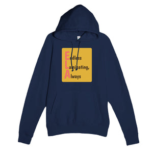 Endless Laminating, Always — funny navy unisex hoodie