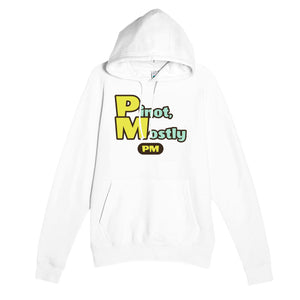 Pinot, Mostly — funny white unisex hoodie