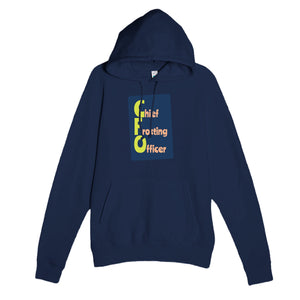 Chief Frosting Officer — funny navy unisex hoodie
