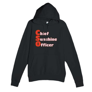 Chief Sunshine Officer — funny black unisex hoodie
