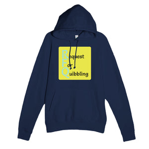 Request For Quibbling — funny navy unisex hoodie