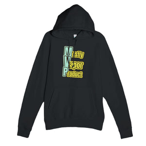 Mostly Vapor Product — funny black unisex hoodie