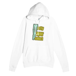 Mostly Vapor Product — funny white unisex hoodie