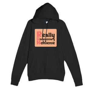 Really Unnecessary Nonsense — funny black unisex hoodie