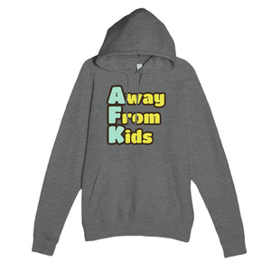 Away From Kids — funny graphite heather unisex hoodie