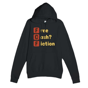 Free Cash? Fiction — funny black unisex hoodie