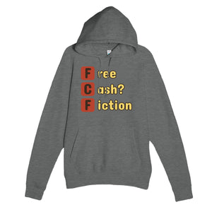 Free Cash? Fiction — funny graphite heather unisex hoodie