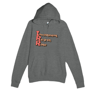 Investment Regret Rate — funny graphite heather unisex hoodie