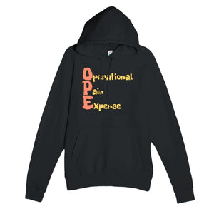 Operational Pain EXpense — funny black unisex hoodie