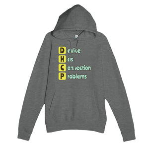 Device Has Connection Problems — funny graphite heather unisex hoodie
