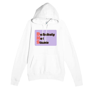 Definitely Not Stable — funny white unisex hoodie