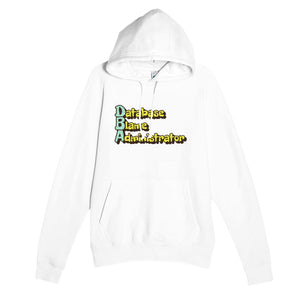 Database Blame Administrator — funny white unisex hoodie