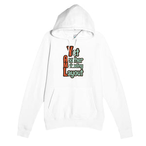Yet Another Misleading Layout — funny white unisex hoodie