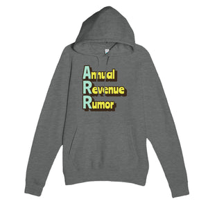 Annual Revenue Rumor — funny graphite heather unisex hoodie
