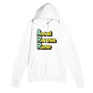 Annual Revenue Rumor — funny white unisex hoodie